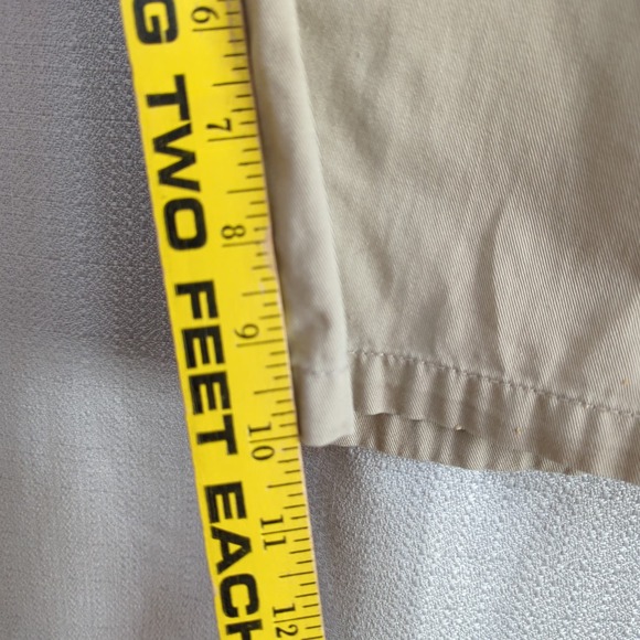 Oakley Shorts Mens 30 Tan Chino Flat Front - Picture 6 of 8